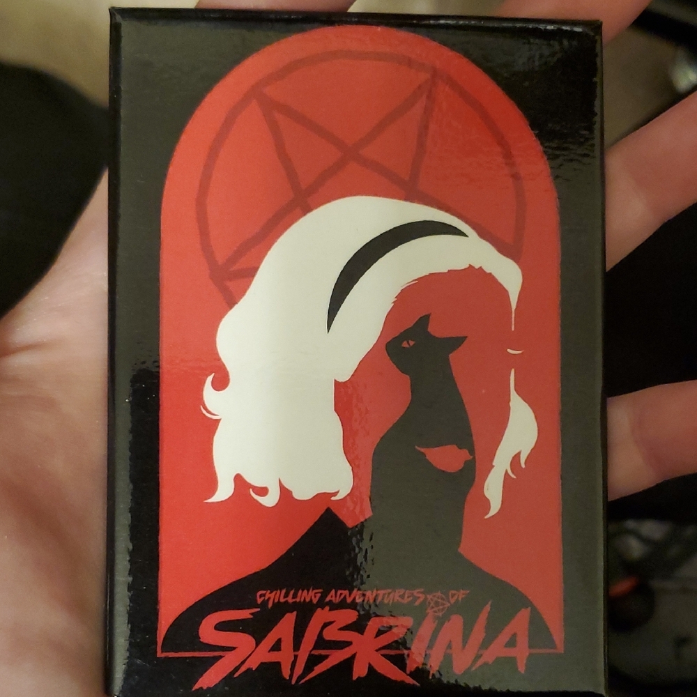 Chilling Adventures of Sabrina Black and Red Magnet